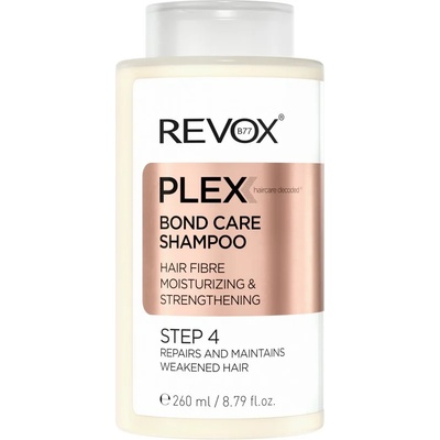 Revox Cosmetics REVOX B77 Plex Bond Care Shampoo Step 4 Шампоан за коса дамски 260ml