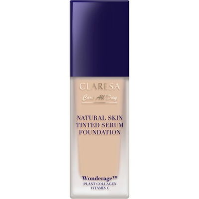 Claresa Care All Day make-up-serum s prirodným finišom 1W Light Warm 32 ml