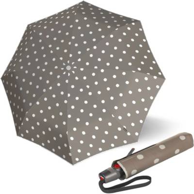 Knirps T.200 Medium duomatic dot Art dámsky plne-automatický dáždnik červený