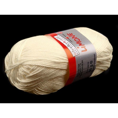 Bavlněná pletací příze Limone 50 g Varianta: 2 (073) vanilková, Balení: 1 ks 34725/52250/157237