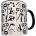 Чаша с BDSM аксесоари, стилен и забавен подарък - BDSM Mug White 370ml (D-244771)