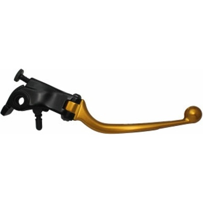 ACCOSSATO Adjustable folding lever ACCOSSATO LV013 in aluminium for original brake master cylinders zlatá