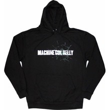 Machine Gun Kelly Unisex Pullover Hoodie: Cracked Glass back Print