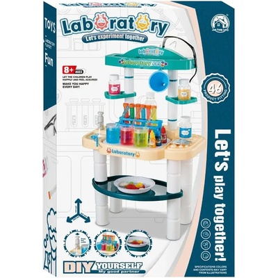 Felyx Toys Игрален комплект Felyx Toys - Научна лаборатория с течаща вода, 46 части (ZY1390274-DK689-9A)