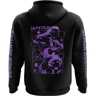 K-Pop Demon Hunters dětská mikina Huntrix V3 černá
