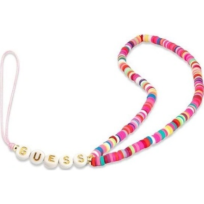 Guess Poutko na Telefon Heishi Multicolor Pink – Zboží Živě