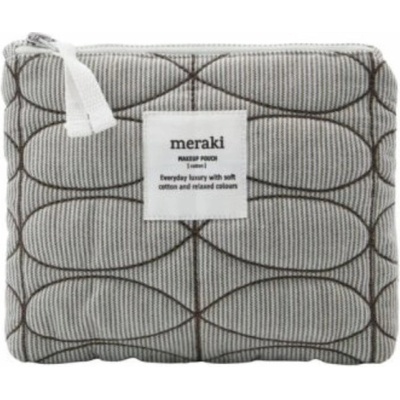 Meraki Kosmetická taštička Mentha světle šedá malá
