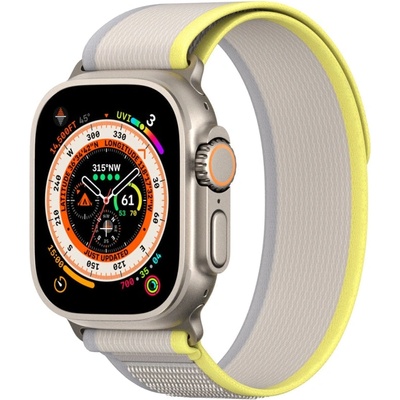 Каишка Dux Ducis Strap YJ Version за Apple Watch Ultra/8/7/6/SE/5/4/3/2/1 (42, 44, 45, 49 mm), жълто-бежова (KXG0072778)