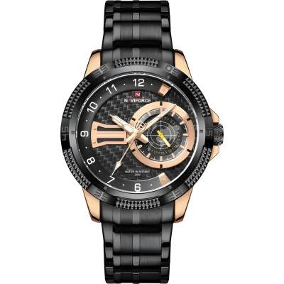 Naviforce Часовник naviforce ro-29576 - Черен / Злато Розов kp29576 (ro-29576)