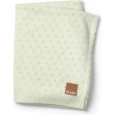 Elodie Details Pletená deka Pointelle Blanket Gelato Green