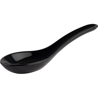 Aps Servírovací lžíce 135x45x30 mm černá Friendly černá