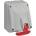 Legrand КОНТАКТ ЗА ОТКРИТ МОНТАЖ ip44 2p+e, 32a 380/415v legrand - СИВ/ЧЕРВЕН (3245065552584)