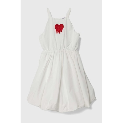 Pinko Up Детска рокля Pinko Up в бяло къса разкроена (S4PIJGDR200)