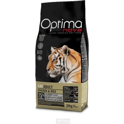 OPTIMA Cat Adult kuře & rýže 2 kg