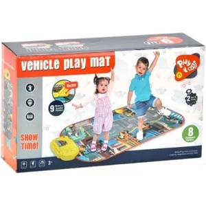 Man Yuk Toys Музикален детски килим за игра с динозаври - 86 см (dw802-4)