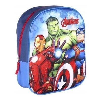 BATOH PŘEDŠKOLNÍ 3D AVENGERS jednokomorový Cerda 31 cm NA VÝLETY