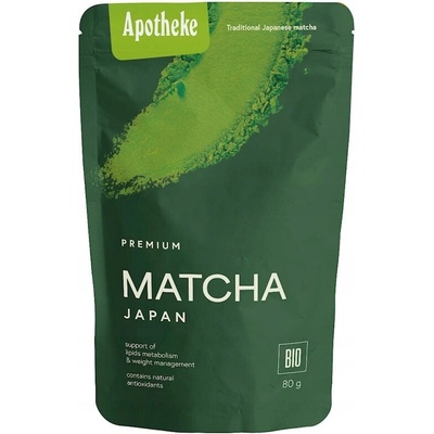 APOTHEKE MATCHA JAPAN BIO zelený čaj 80 g