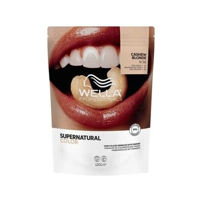 Wella Professionals Supernatural Color 9/36 Cashew Blonde Profesionální barva na vlasy Unisex Světle hnědá 120 g
