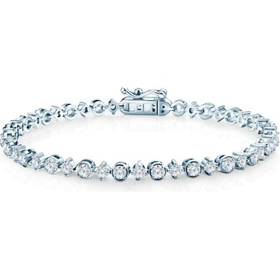 SAVICKI Náramok striebro so zirkónom 17 cm - B-B-B0832-00821-925-B