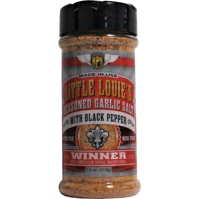 Big Poppa Smokers grilovacie korenie Little Louie's Garlic Salt with Black Pepper 213 g