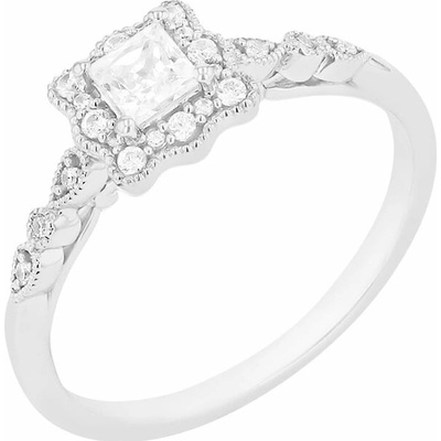 Eppi Vintage prsteň s trblietavými diamantmi Samir R41965