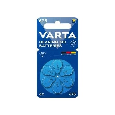 Varta Hearing Aid Battery 675 6ks 24600101416