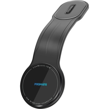 Image 1 of Promate Безжична стойка за кола 12V ProMate LAXMOUNT-15W lexible 15W MagSafe Compatible Wireless Charging Car Phone Mount, For Dashboard, Metal Ring Plate in