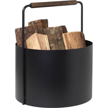 Blomus Дървен контейнер Ashi с кафява ръкохватка (66165)