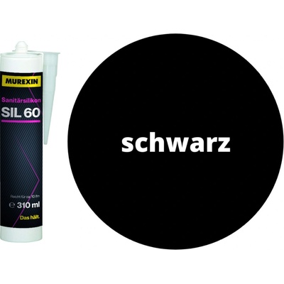 Murexin SIL 60 Sanitárny silikón 310 g čierna
