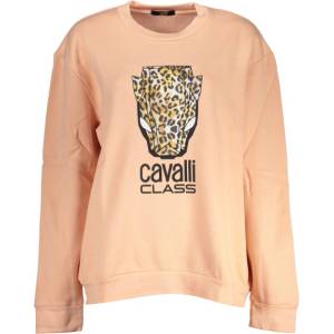Cavalli class Дамски суитшърт без цип cavalli class, Цвят Роза (qxt67ycf062_rs02501)