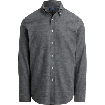 Ralph Lauren Риза с дълъг ръкав Polo Ralph Lauren Men's Long Sleeve Patterned Shirt - Grey Heather