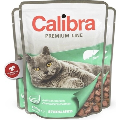 Calibra Cat Premium Sterilised Liver 24 x 100 g