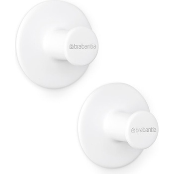 Brabantia Закачалки за кърпи ReNew бели 2 бр (280344)