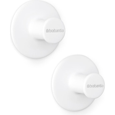 Brabantia Закачалки за кърпи ReNew бели 2 бр (280344)