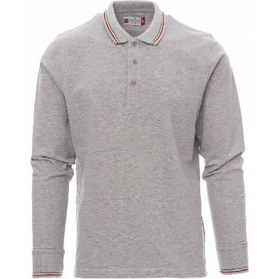 Payperwear Unisex polokošile Aviazione v melírové variantě šedý melír