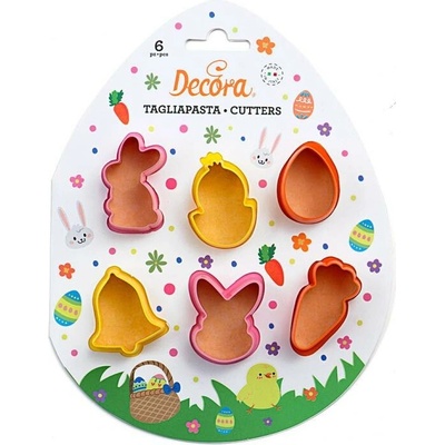 Decora Plastové vykrajovátko Veľká noc (6 ks)