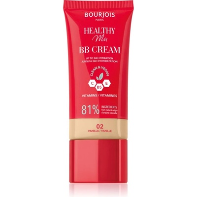 Bourjois Healthy Mix Clean & Vegan BB Cream ББ крем цвят 02 Vanilla 30ml