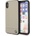 BMW Signature Logo Leather Hard Case - кожен кейс (естествена кожа) за iPhone XS, iPhone X (бежов)
