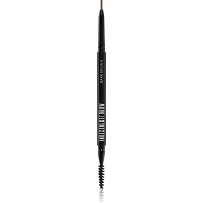 BPerfect Indestructi'Brow дълготраен молив за вежди с четка цвят Dark Brown 10 гр