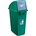 HORECANO GX-001A-Кош с люлеещ капак 58L 47x33xh81cm ЗЕЛЕН (0114149)