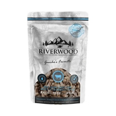 Riverwood - Хрупкави лакомства за кучета, телешко и говеждо месо, 200 гр