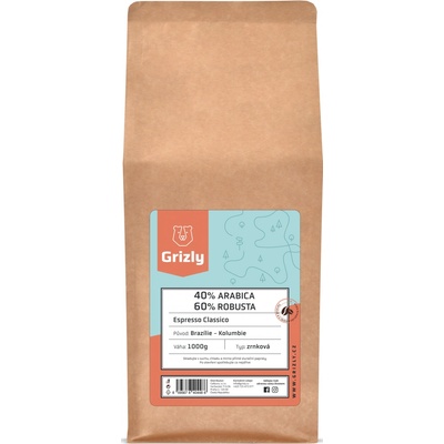 Grizly Crema Espresso Classico 1 kg