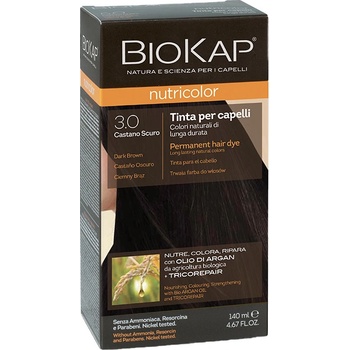 Nutricolor farba na vlasy Tmavá hnedá 3.0 140 ml