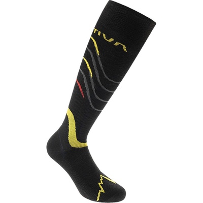 La Sportiva Skimo Race ponožky Black/Yellow