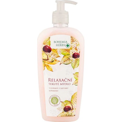 Bohemia Herbs Koňský kaštan krémové tekuté mýdlo 300 ml