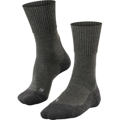 Falke Мъжки туристически чорапи Falke TK1 Wool Walking socks - Grey - размер 46-48 (EU) (201-0460-0214)