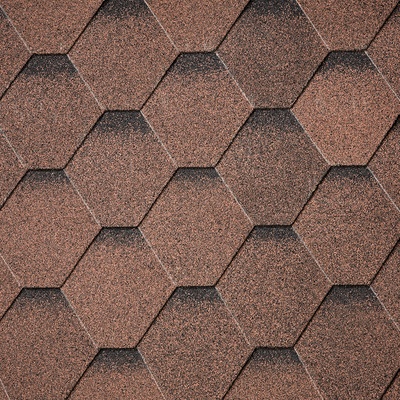 IKO Superglass Hex 3 tabulový 27 podvojná hnědá ultra 1 m²