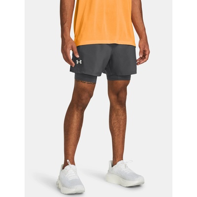 Under Armour Мъжки къси панталони Under Armour UA LAUNCH 5'' 2-IN-1 Under Armour | Siv | МЪЖЕ | S