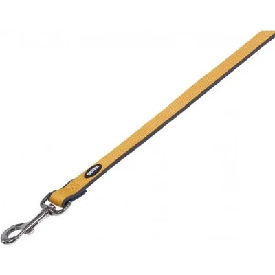 Nobby Повод classic preno nobby, найлон с неопренова подплата, оранжев/сив, ширина - 25-35 мм, дължина - 120 см, Германия - 80527-04