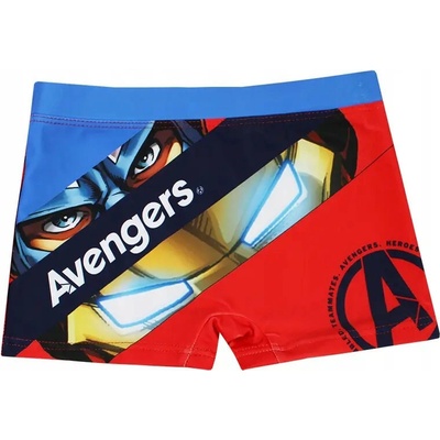 Chlapecké plavky boxerky Avengers MARVEL Červená